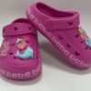 Sandalias Crocs Infantiles Fucsia con Dijes Decorativos y Correa Ajustable - Talla 7